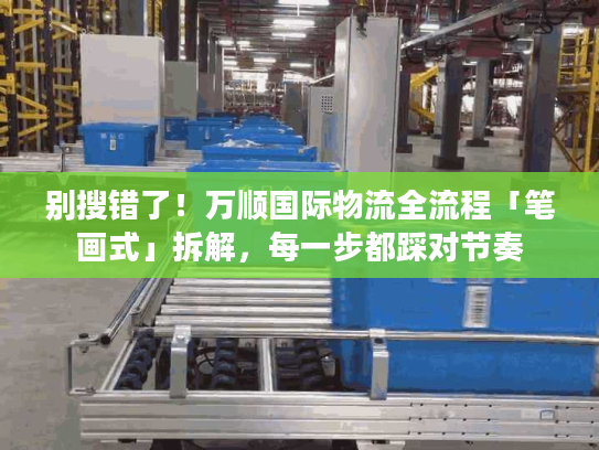 别搜错了！万顺国际物流全流程「笔画式」拆解，每一步都踩对节奏
