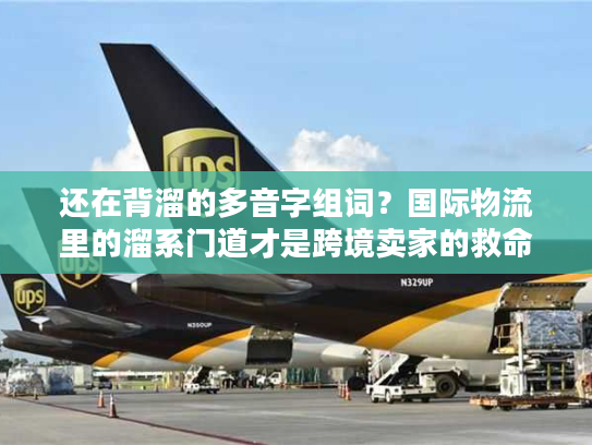 还在背溜的多音字组词？国际物流里的溜系门道才是跨境卖家的救命稻草
