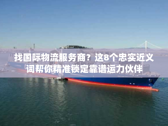 找国际物流服务商?这8个忠实近义词帮你精准锁定靠谱运力伙伴 找国际物流服务商?这8个忠实近义词帮你精准锁定靠谱运力伙伴