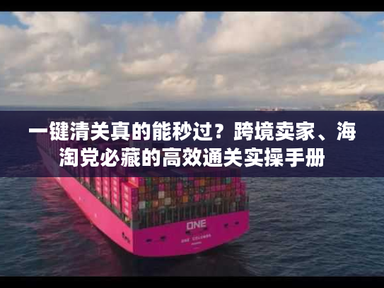 一键清关真的能秒过？跨境卖家、海淘党必藏的高效通关实操手册