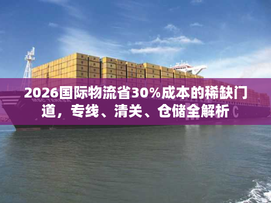 2026国际物流省30%成本的稀缺门道，专线、清关、仓储全解析