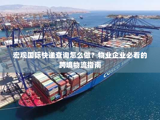 宏观国际快递查询怎么做?物业企业必看的跨境物流指南 宏观国际快递查询怎么做?物业企业必看的跨境物流指南