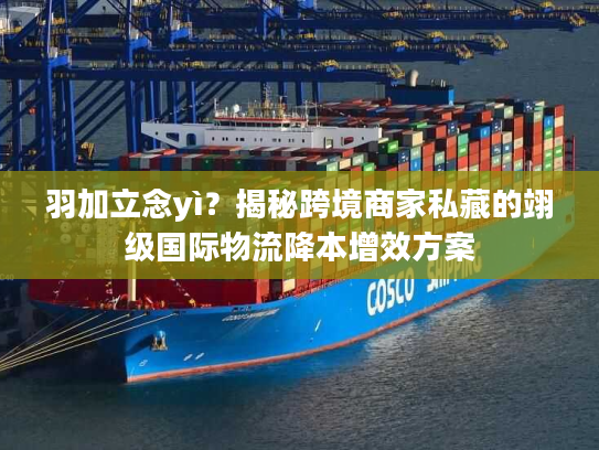 羽加立念yì?揭秘跨境商家私藏的翊级国际物流降本增效方案 羽加立念yì?揭秘跨境商家私藏的翊级国际物流降本增效方案