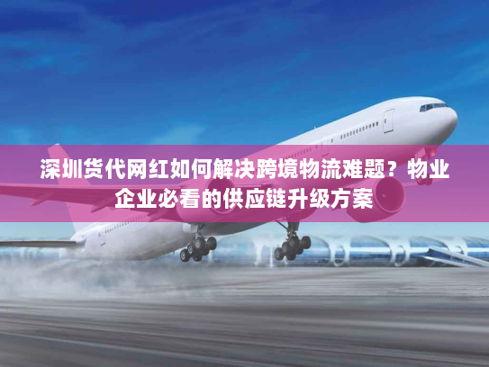 深圳货代网红如何解决跨境物流难题？物业企业必看的供应链升级方案
