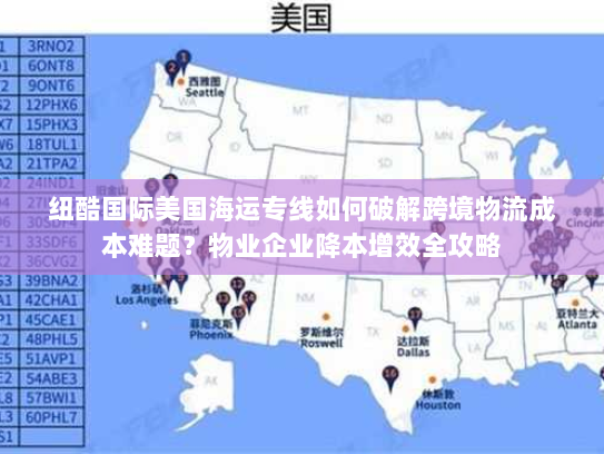 纽酷国际美国海运专线如何破解跨境物流成本难题？物业企业降本增效全攻略