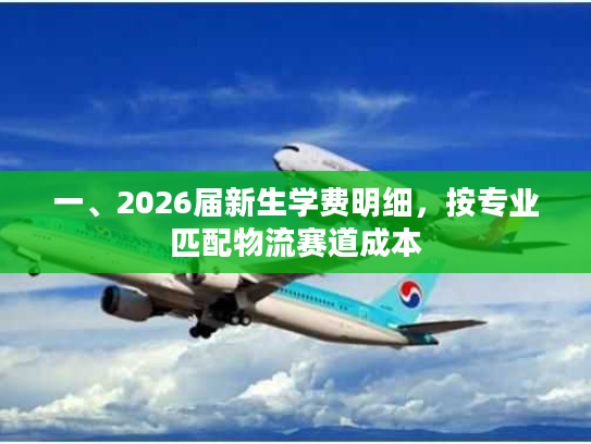 一、2026届新生学费明细,按专业匹配物流赛道成本 一、2026届新生学费明细,按专业匹配物流赛道成本
