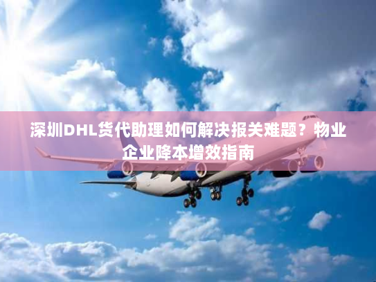 深圳DHL货代助理如何解决报关难题?物业企业降本增效指南 深圳DHL货代助理如何解决报关难题?物业企业降本增效指南