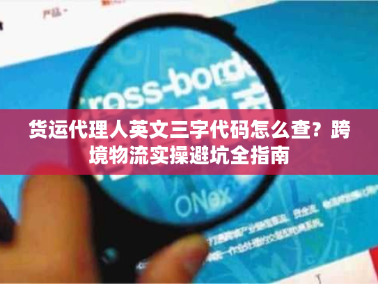 货运代理人英文三字代码怎么查？跨境物流实操避坑全指南