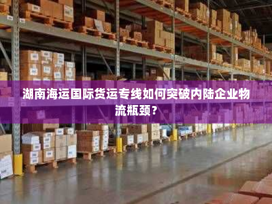 湖南海运国际货运专线如何突破内陆企业物流瓶颈? 湖南海运国际货运专线如何突破内陆企业物流瓶颈?