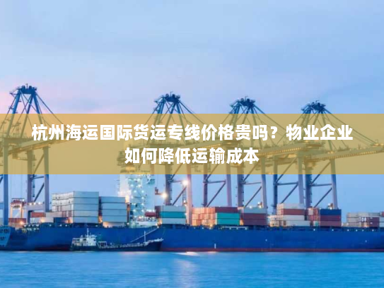 杭州海运国际货运专线价格贵吗?物业企业如何降低运输成本 杭州海运国际货运专线价格贵吗?物业企业如何降低运输成本