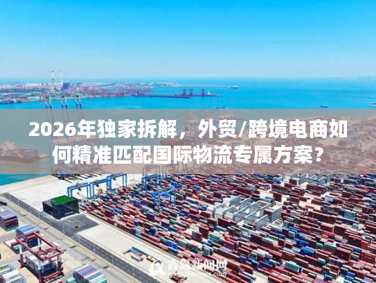 2026年独家拆解，外贸/跨境电商如何精准匹配国际物流专属方案？