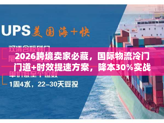 2026跨境卖家必藏，国际物流冷门门道+时效提速方案，降本30%实战指南