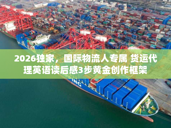 2026独家，国际物流人专属 货运代理英语读后感3步黄金创作框架