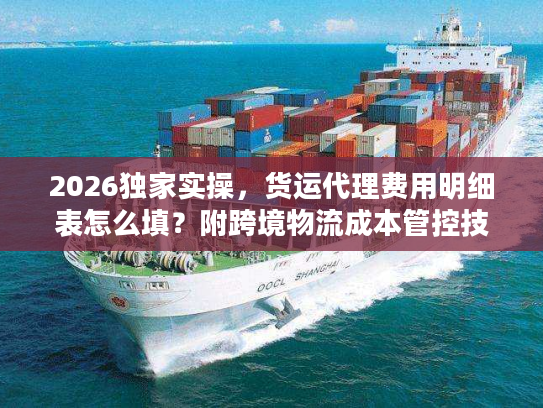 2026独家实操,货运代理费用明细表怎么填?附跨境物流成本管控技巧 2026独家实操,货运代理费用明细表怎么填?附跨境物流成本管控技巧