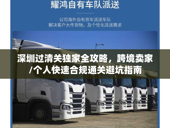 深圳过清关独家全攻略，跨境卖家/个人快速合规通关避坑指南
