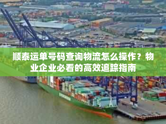 顺泰运单号码查询物流怎么操作?物业企业必看的高效追踪指南 顺泰运单号码查询物流怎么操作?物业企业必看的高效追踪指南