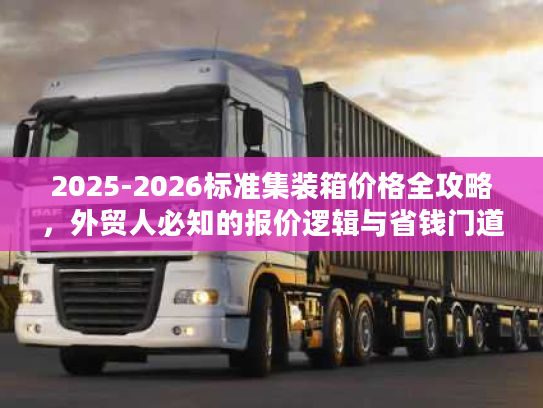 2025-2026标准集装箱价格全攻略，外贸人必知的报价逻辑与省钱门道