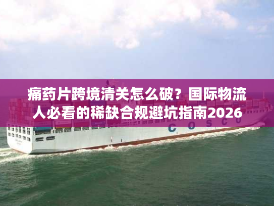 痛药片跨境清关怎么破？国际物流人必看的稀缺合规避坑指南2026