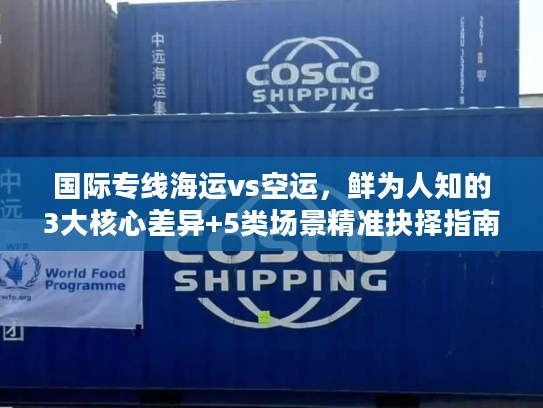国际专线海运vs空运，鲜为人知的3大核心差异+5类场景精准抉择指南