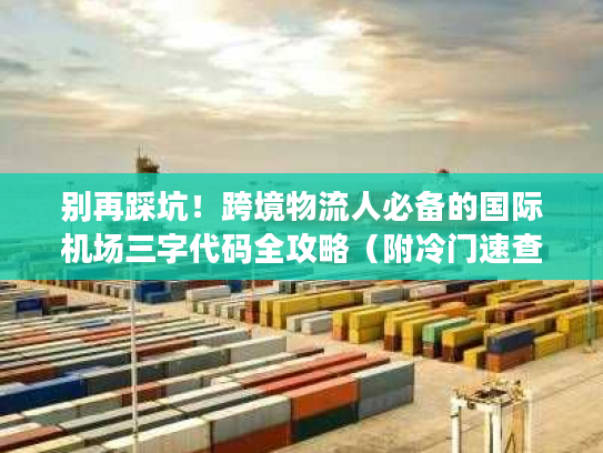 别再踩坑！跨境物流人必备的国际机场三字代码全攻略（附冷门速查表）