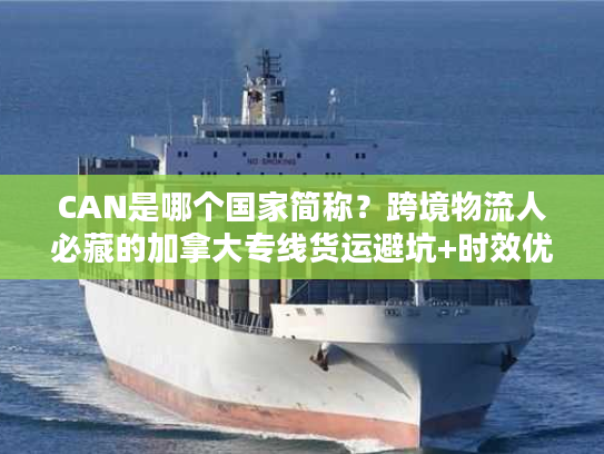 CAN是哪个国家简称？跨境物流人必藏的加拿大专线货运避坑+时效优化全攻略