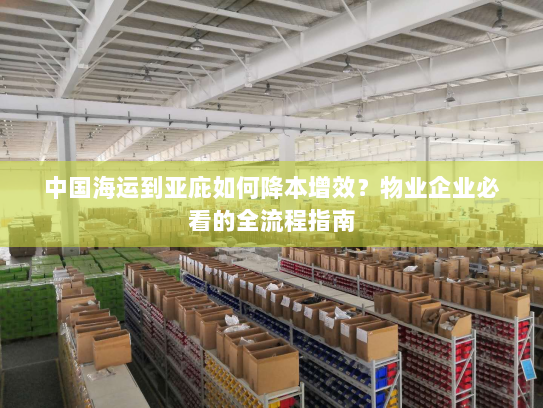 中国海运到亚庇如何降本增效?物业企业必看的全流程指南 中国海运到亚庇如何降本增效?物业企业必看的全流程指南