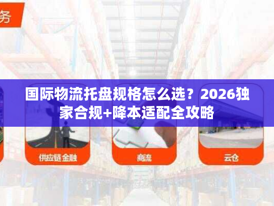 国际物流托盘规格怎么选？2026独家合规+降本适配全攻略