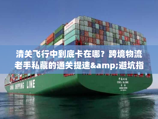 清关飞行中到底卡在哪？跨境物流老手私藏的通关提速&避坑指南