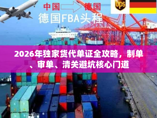 2026年独家货代单证全攻略，制单、审单、清关避坑核心门道