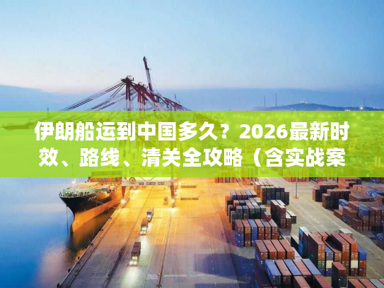 伊朗船运到中国多久？2026最新时效、路线、清关全攻略（含实战案例）