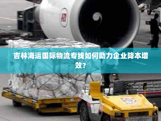 吉林海运国际物流专线如何助力企业降本增效？