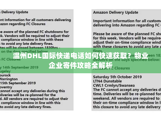 温州DHL国际快递电话如何快速获取？物业企业寄件攻略全解析