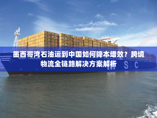 墨西哥湾石油运到中国如何降本增效？跨境物流全链路解决方案解析