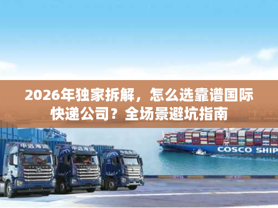 2026年独家拆解，怎么选靠谱国际快递公司？全场景避坑指南
