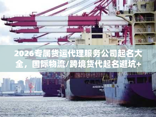 2026专属货运代理服务公司起名大全，国际物流/跨境货代起名避坑+实战案例拆解