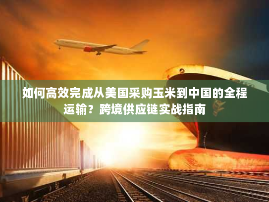 如何高效完成从美国采购玉米到中国的全程运输?跨境供应链实战指南 如何高效完成从美国采购玉米到中国的全程运输?跨境供应链实战指南