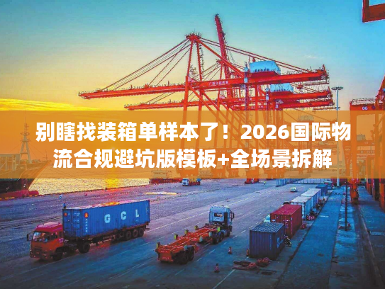 别瞎找装箱单样本了！2026国际物流合规避坑版模板+全场景拆解