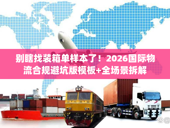 别瞎找装箱单样本了！2026国际物流合规避坑版模板+全场景拆解
