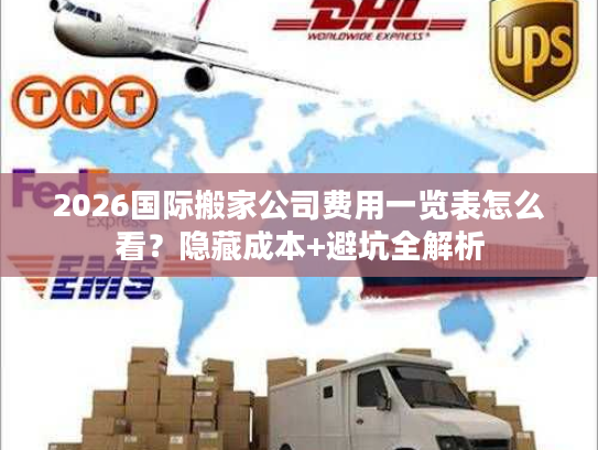 2026国际搬家公司费用一览表怎么看？隐藏成本+避坑全解析