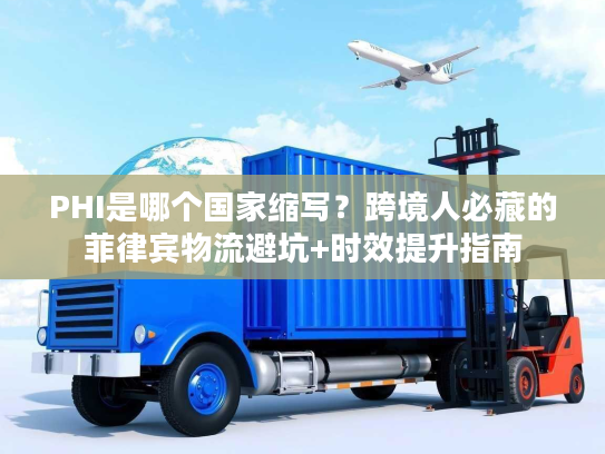 PHI是哪个国家缩写？跨境人必藏的菲律宾物流避坑+时效提升指南