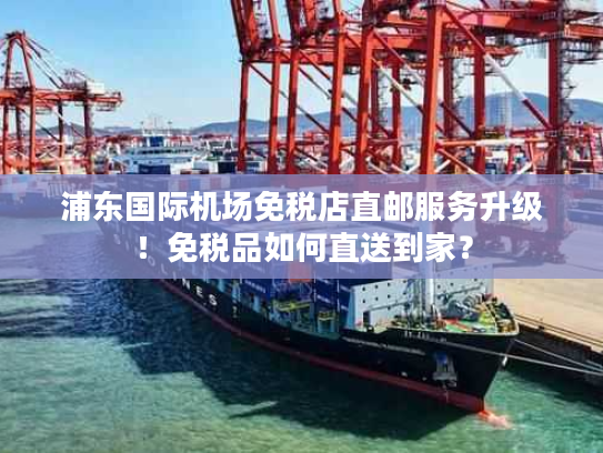 浦东国际机场免税店直邮服务升级!免税品如何直送到家? 浦东国际机场免税店直邮服务升级!免税品如何直送到家?