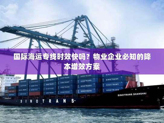 国际海运专线时效快吗？物业企业必知的降本增效方案