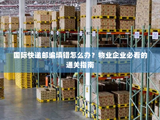 国际快递邮编填错怎么办？物业企业必看的通关指南