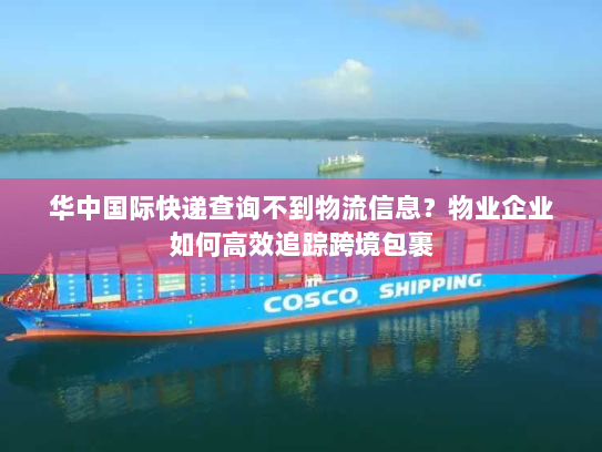华中国际快递查询不到物流信息?物业企业如何高效追踪跨境包裹 华中国际快递查询不到物流信息?物业企业如何高效追踪跨境包裹