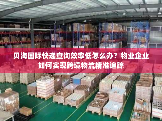 贝海国际快递查询效率低怎么办?物业企业如何实现跨境物流精准追踪 贝海国际快递查询效率低怎么办?物业企业如何实现跨境物流精准追踪