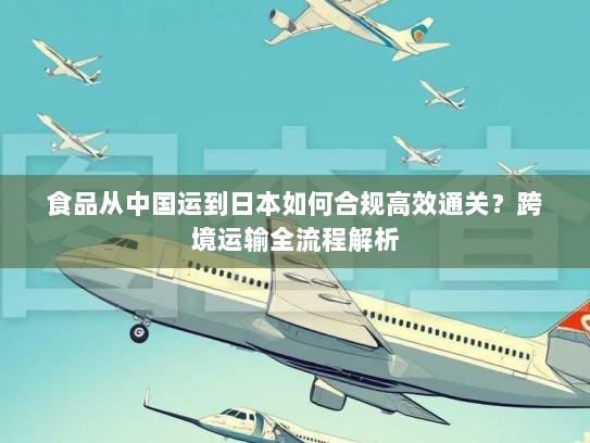 食品从中国运到日本如何合规高效通关?跨境运输全流程解析 食品从中国运到日本如何合规高效通关?跨境运输全流程解析