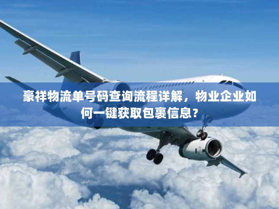 豪祥物流单号码查询流程详解，物业企业如何一键获取包裹信息？