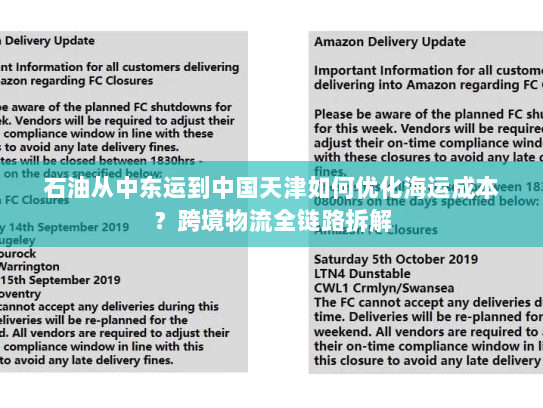 石油从中东运到中国天津如何优化海运成本?跨境物流全链路拆解 石油从中东运到中国天津如何优化海运成本?跨境物流全链路拆解