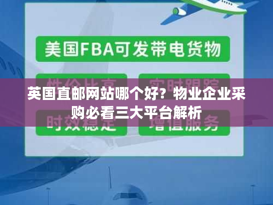 英国直邮网站哪个好？物业企业采购必看三大平台解析