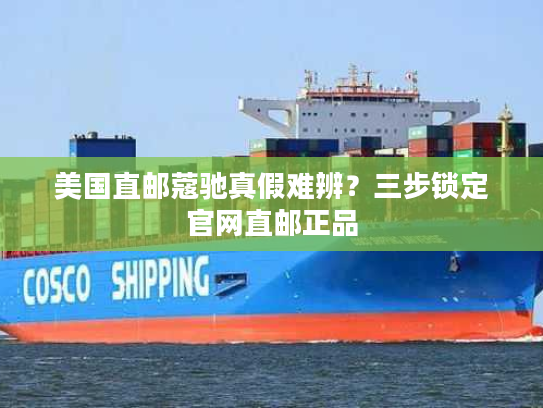 美国直邮蔻驰真假难辨？三步锁定官网直邮正品